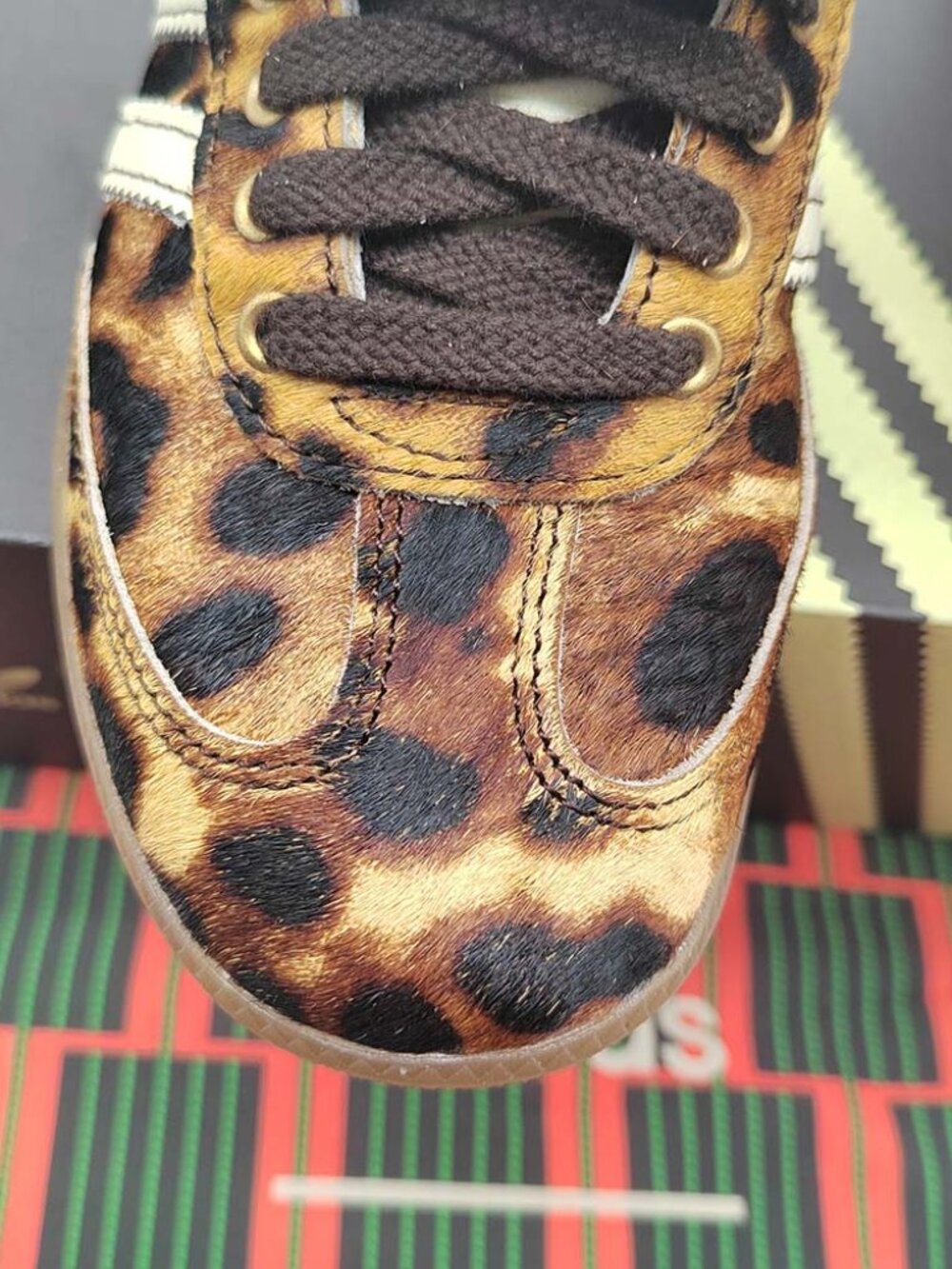 Adidas Wales Bonner x Samba Pony Leopard Sneaker - Picture 7 of 11
